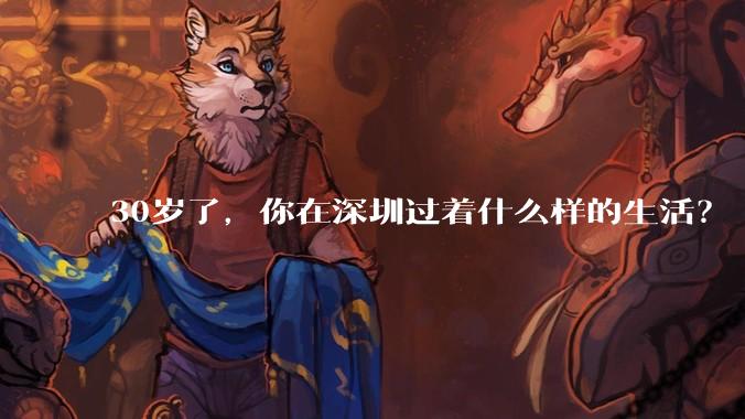 30岁了,你在深圳过着什么样的生活?